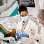 dentist dicussing procedure